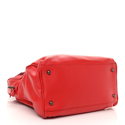 Bottega Veneta Nappa Intrecciato Light Calf Tote Red 4 of 15