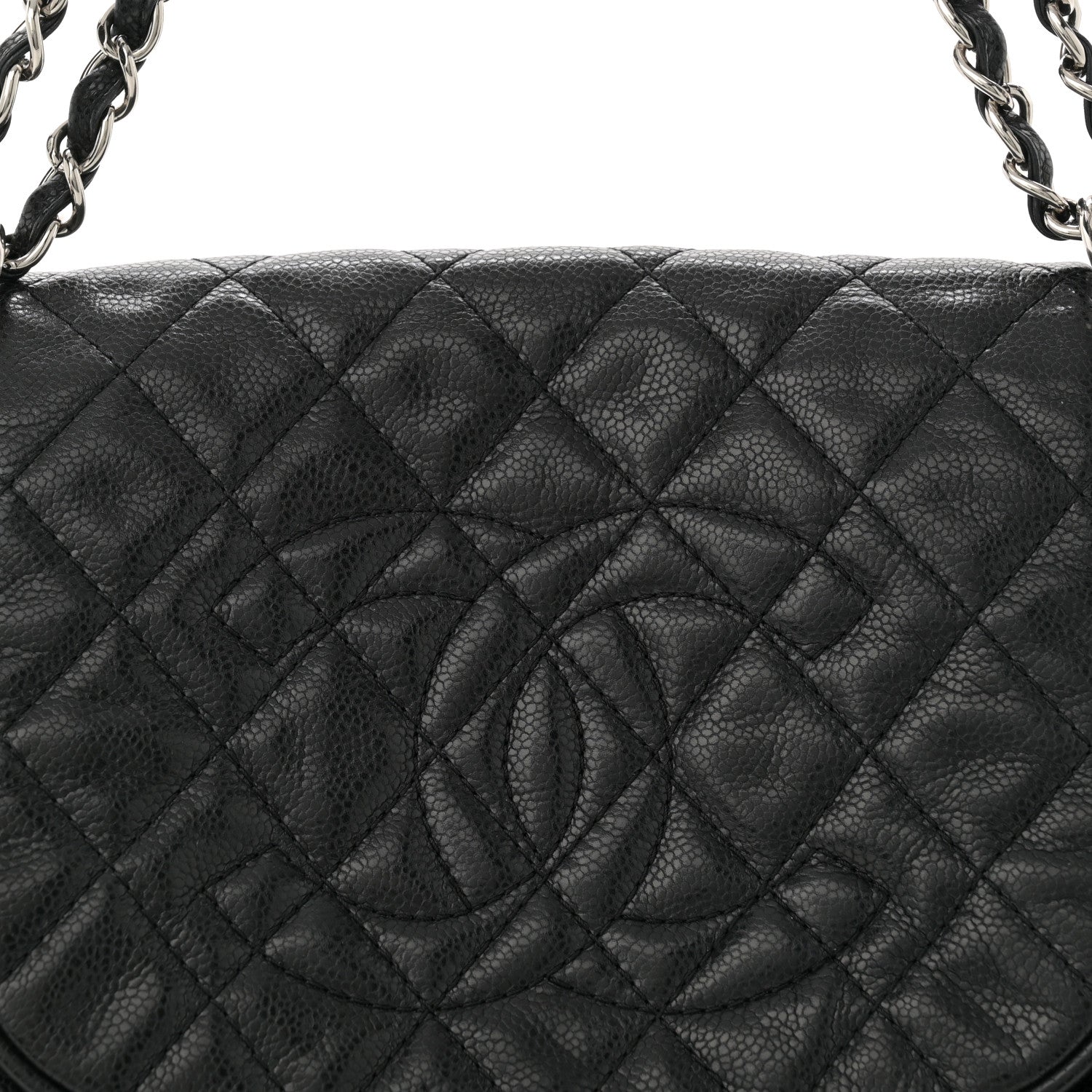 Chanel Caviar Quilted Timeless Accordion Flap Black 8 of 11