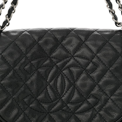 Chanel Caviar Quilted Timeless Accordion Flap Black 8 of 11