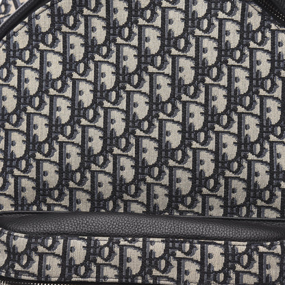 Christian Dior Oblique Calfskin Rider Backpack Beige Black 9 of 9