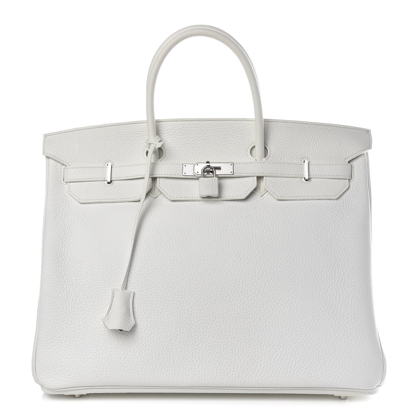 Taurillon Clemence Birkin 40 White