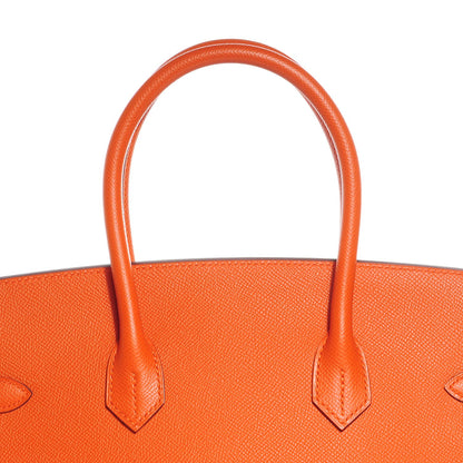 Hermes Epsom Birkin 35 Orange 27 of 28