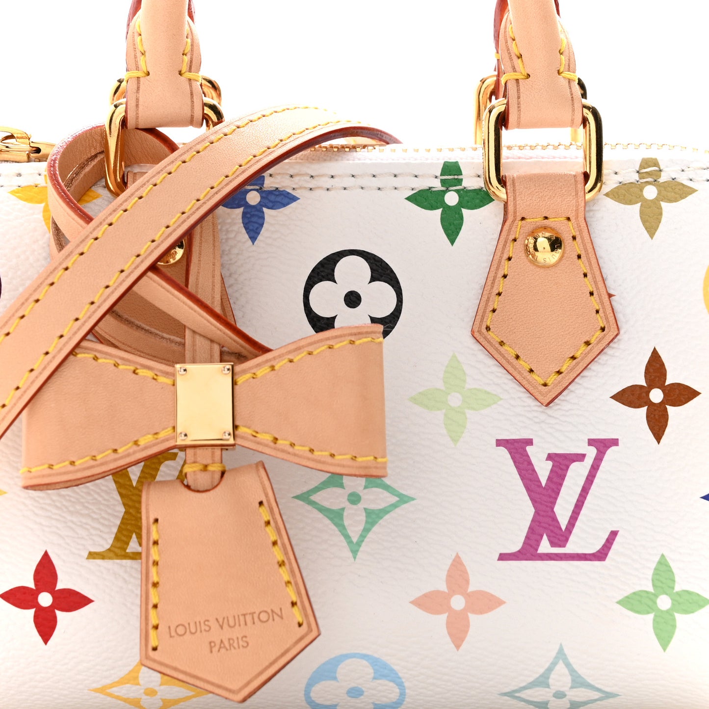 LV X TM Monogram Multicolor Nano Speedy White