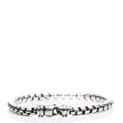 David Yurman Sterling Silver 5mm Box Chain Bracelet 1 of 4
