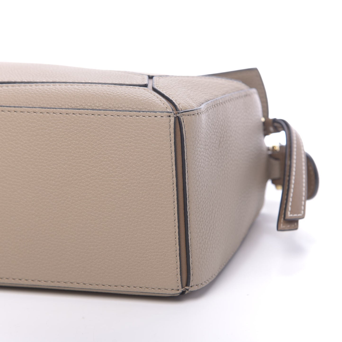 Grained Calfskin Small Puzzle Bag Sand Mink