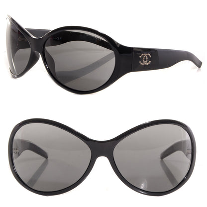 Chanel CC Sunglasses 6016 Black 1 of 5