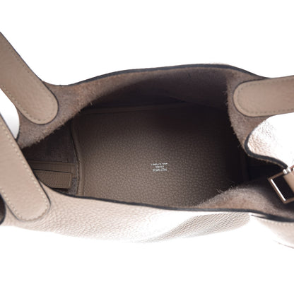 Hermes Taurillon Clemence Picotin 18 PM Gris Tourterelle 7 of 8
