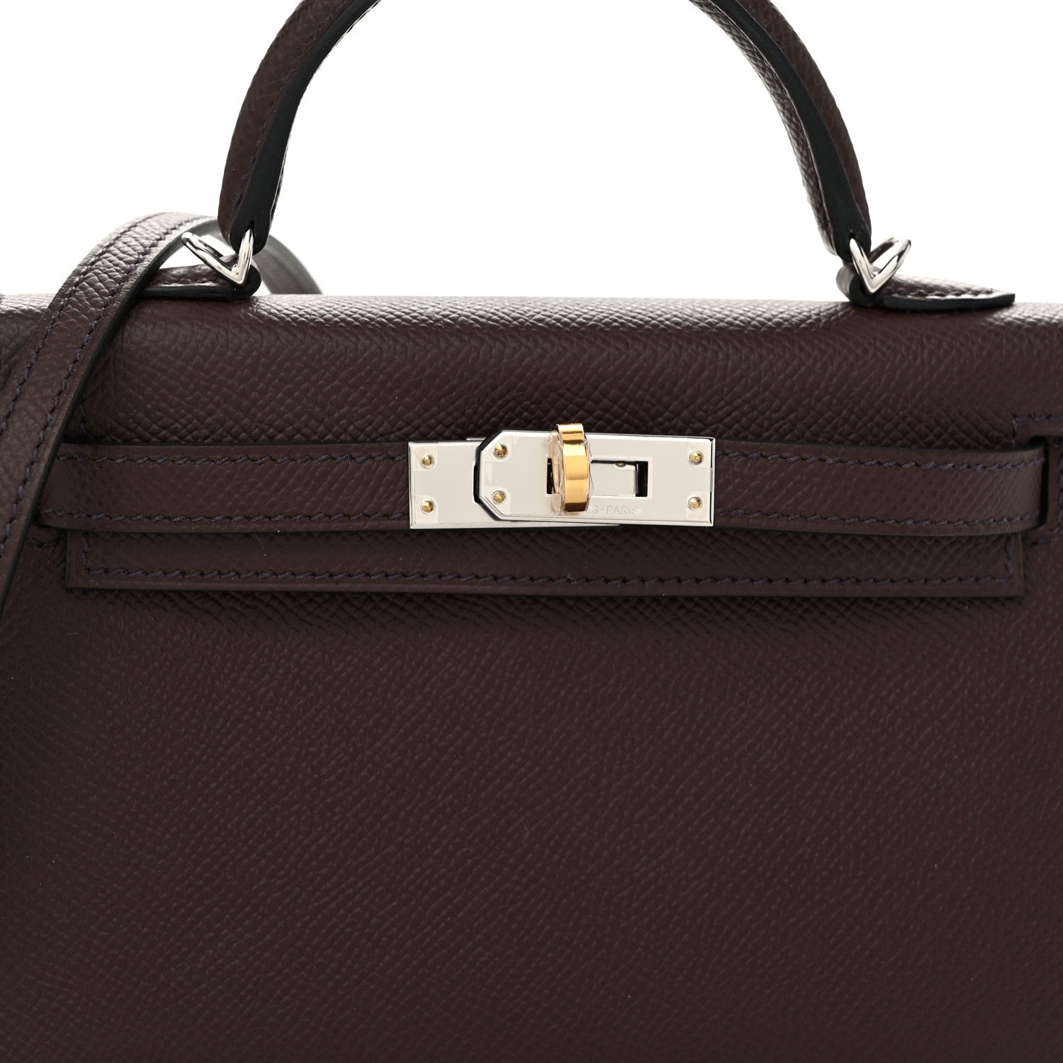 Hermes Epsom Mini Kelly Sellier 20 Rouge Sellier 8 of 13