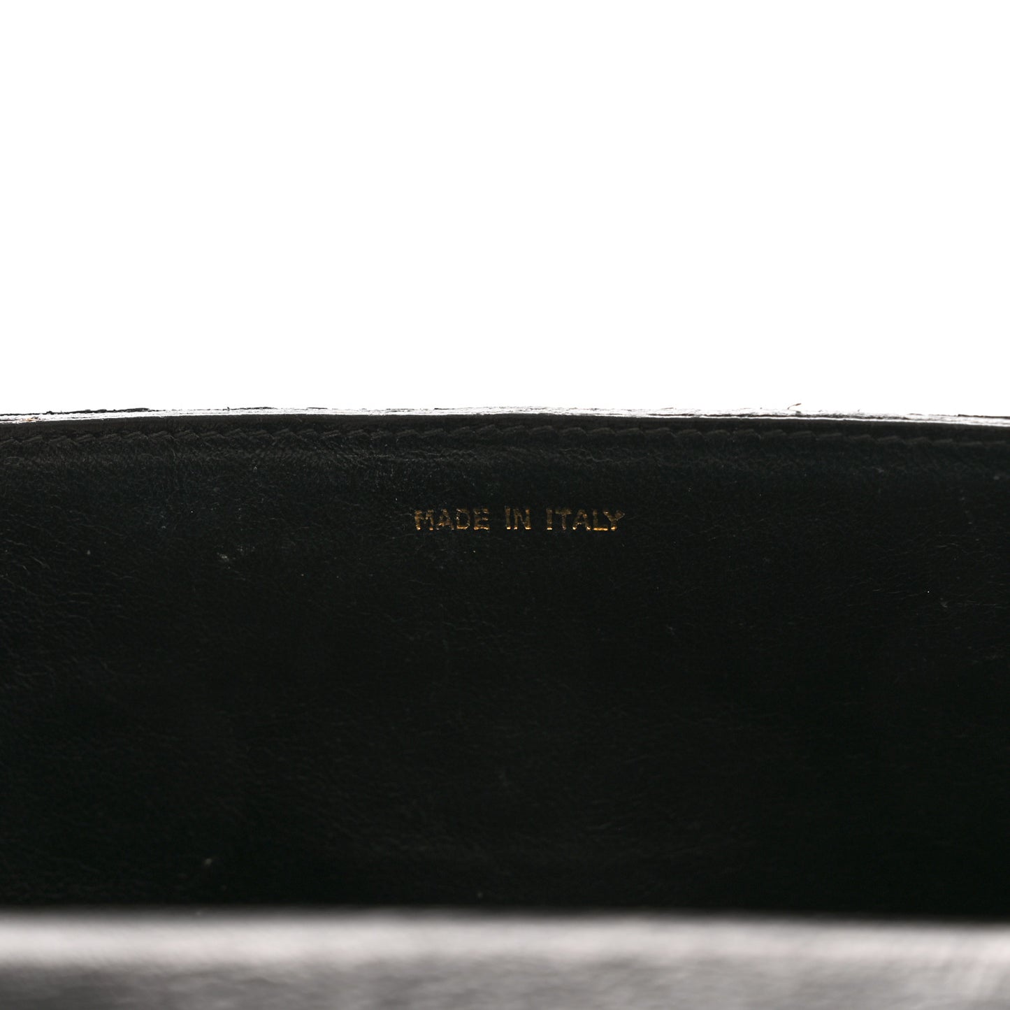 Crocodile Tassel Envelope Flap Black