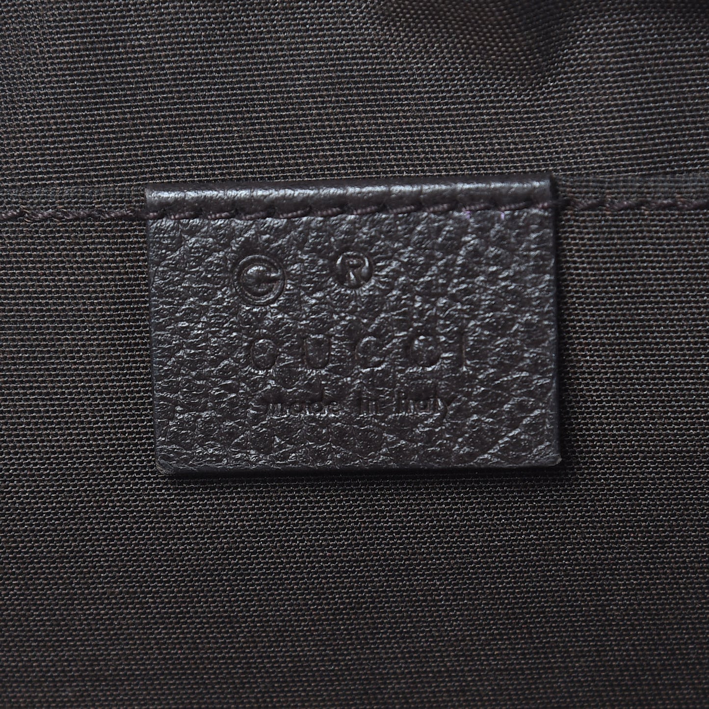 Monogram Belt Bag Dark Brown