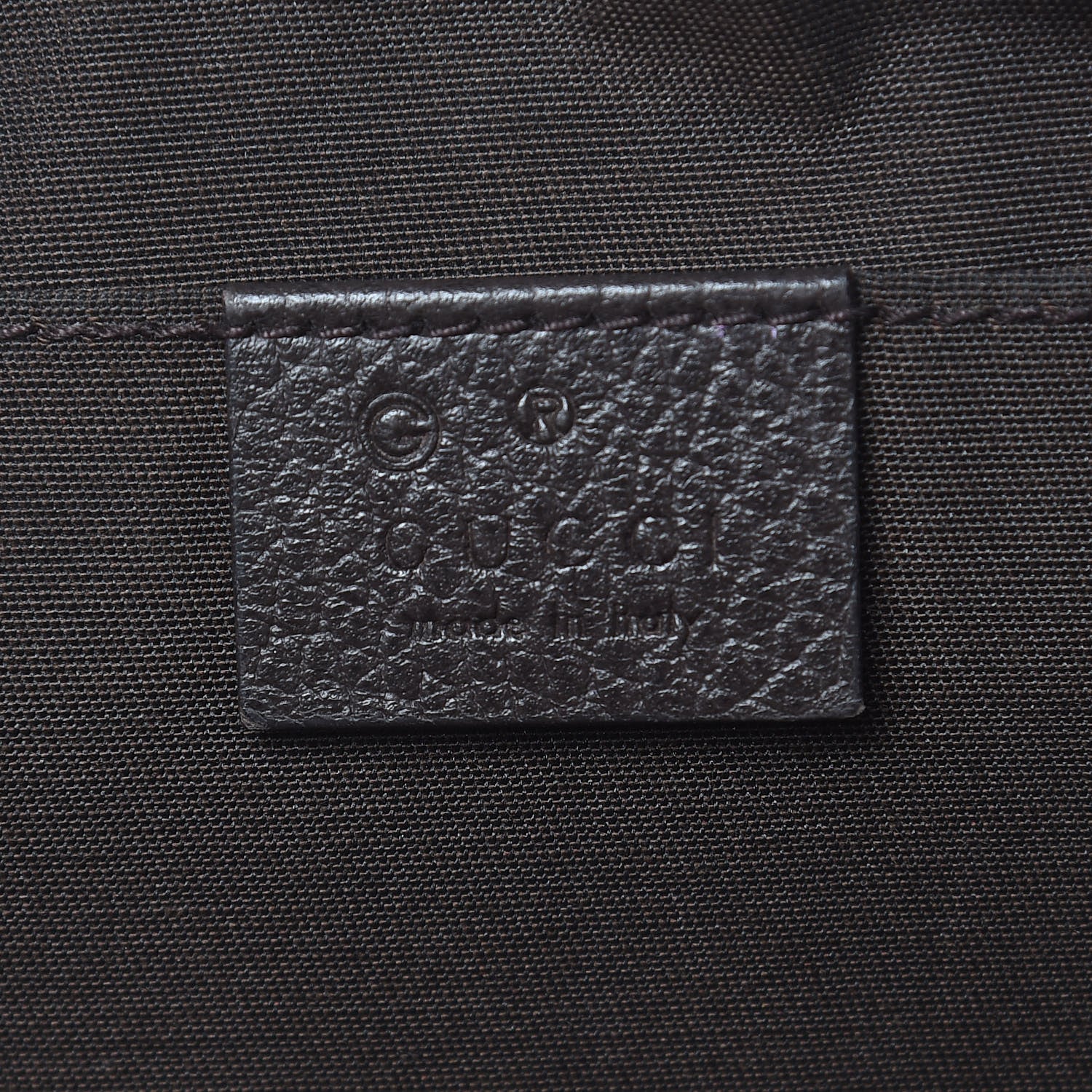 Gucci Monogram Belt Bag Dark Brown 6 of 11