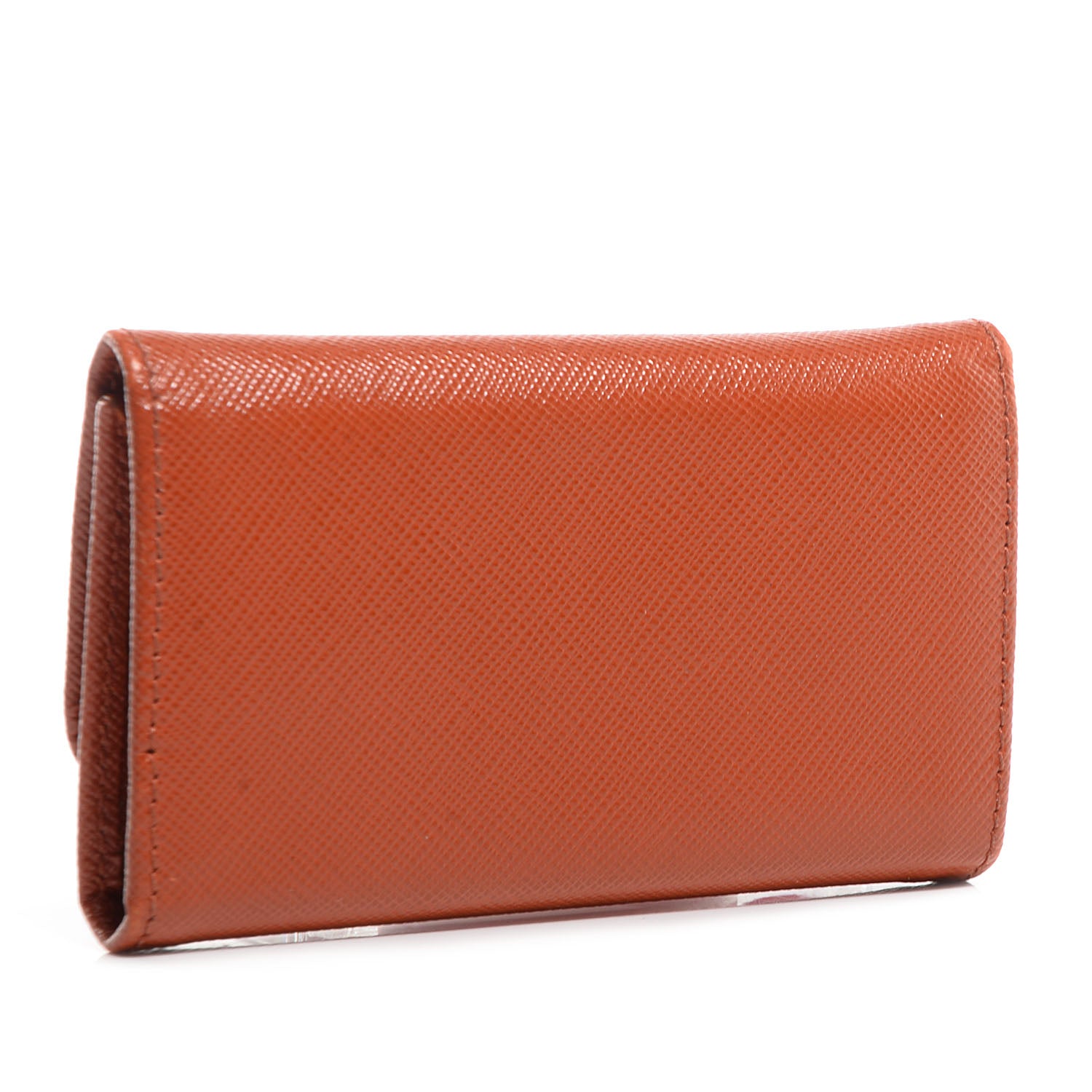 Prada Saffiano Metal 6 Key Holder Rame 3 of 8
