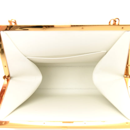 Mansur Gavriel Calfskin Elegant Chain Bag White 5 of 8