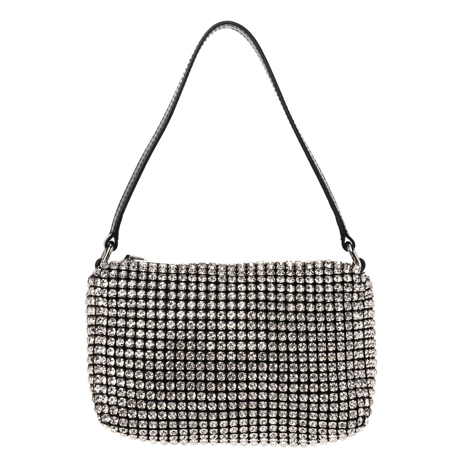 Alexander Wang Mesh Crystal Wanglock Fortune Cookie Bag Black 1 of 8