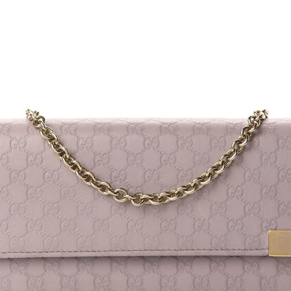 Gucci Soft Microguccissima Dice Chain Wallet Mauve 11 of 11