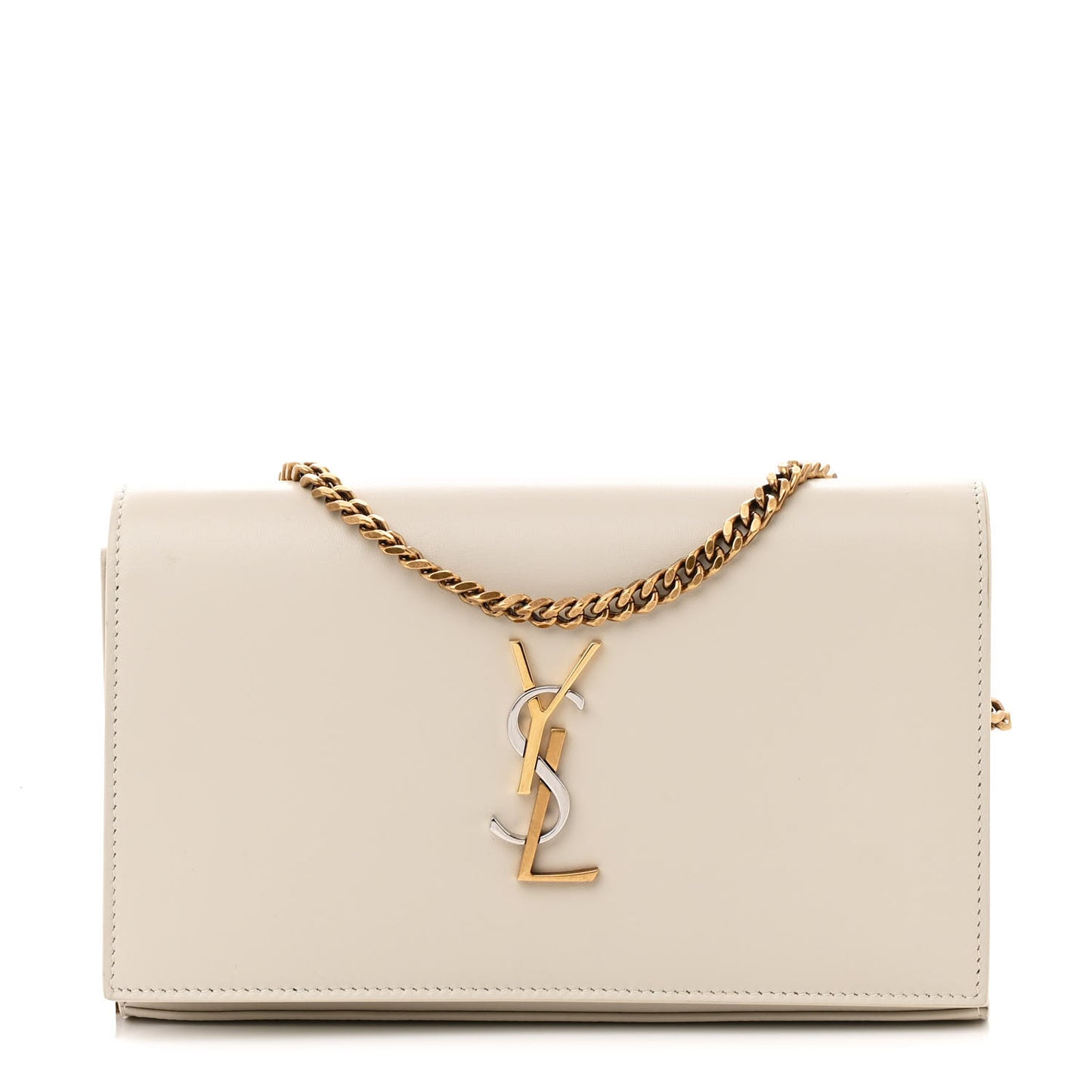 Smooth Calfskin Tri-Metal Cassandre Wallet On Chain WOC