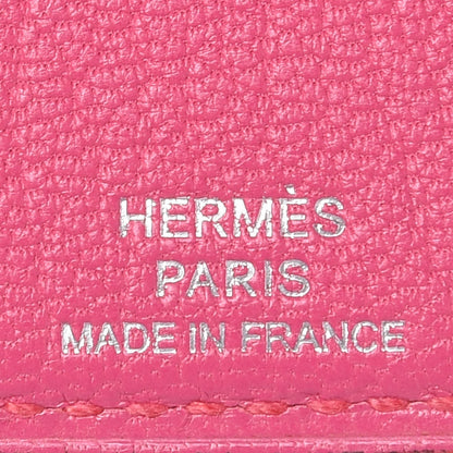 Hermes Chevre Mysore Bi Color Notepad Violet Rose Tyrien 6 of 8