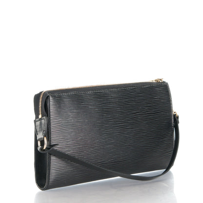 Louis Vuitton Epi Pochette Accessories 24 Black 3 of 7