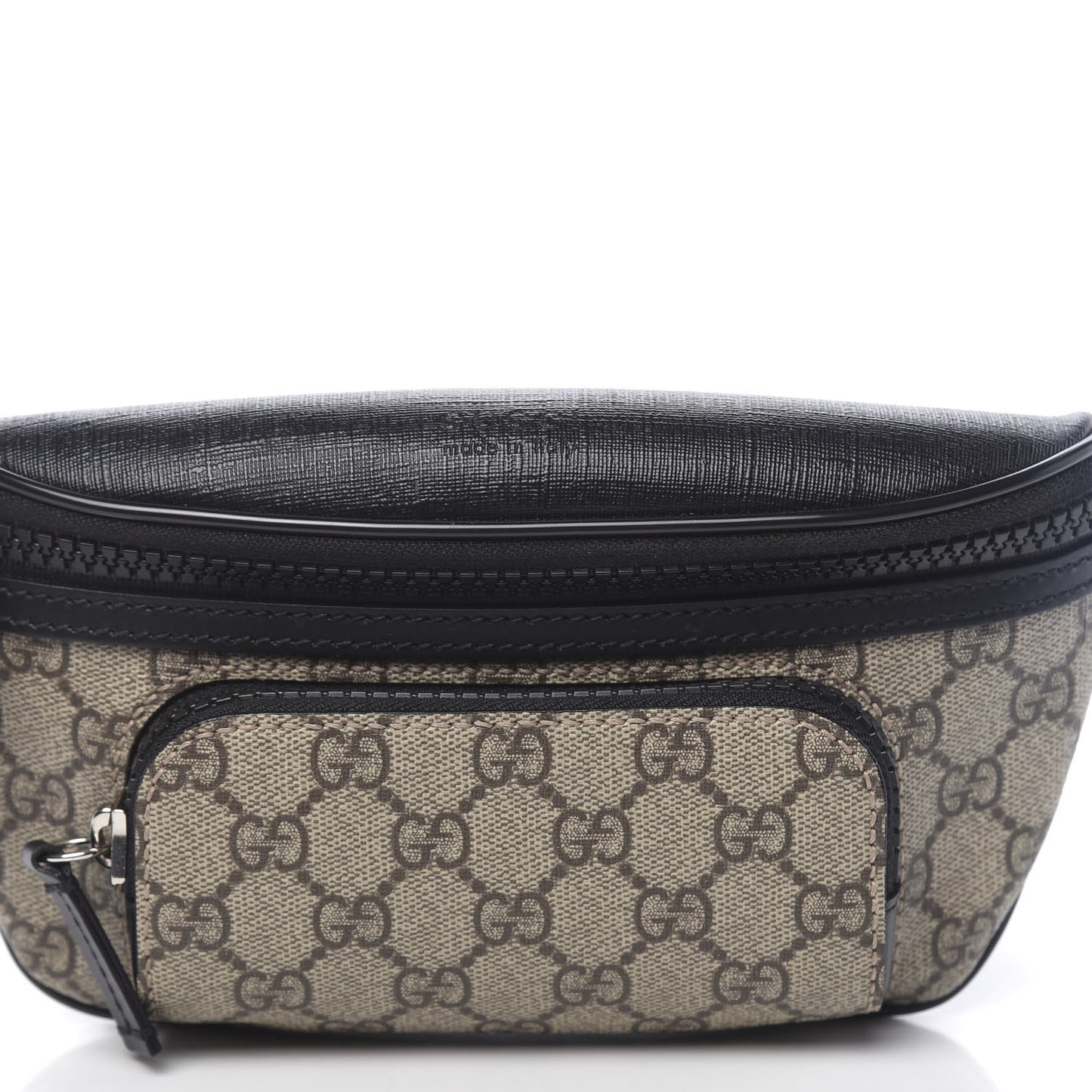 GG Supreme Monogram Belt Bag Black