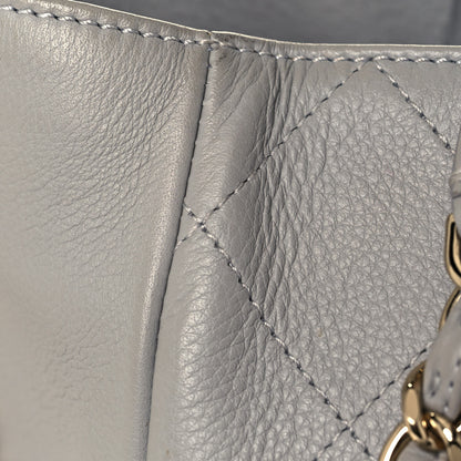 Chanel Bullskin Stitched Medium Shopping Bag Grey 15 of 16