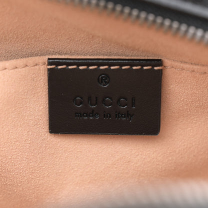 Gucci Calfskin Matelasse Small GG Marmont Chain Shoulder Bag Black 6 of 12