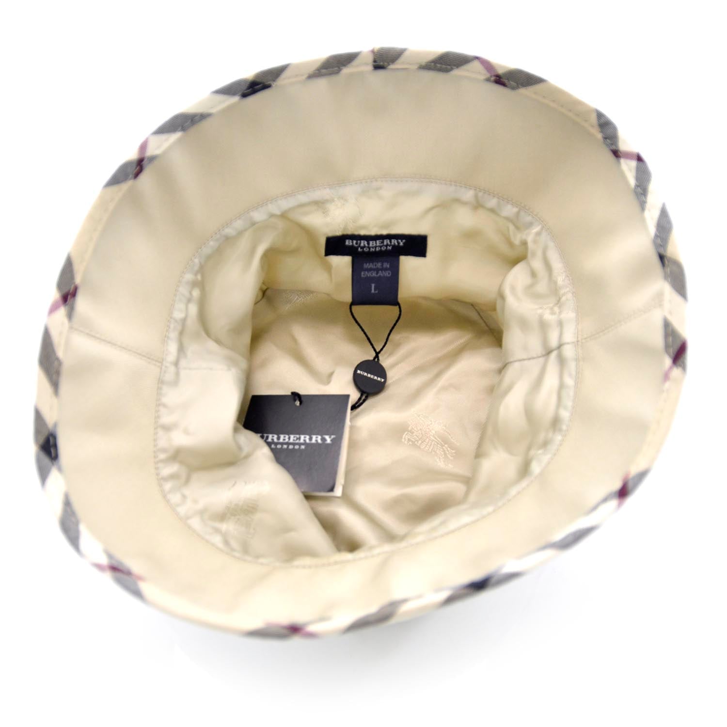 Burberry Cotton Check Bucket Hat L 4 of 6