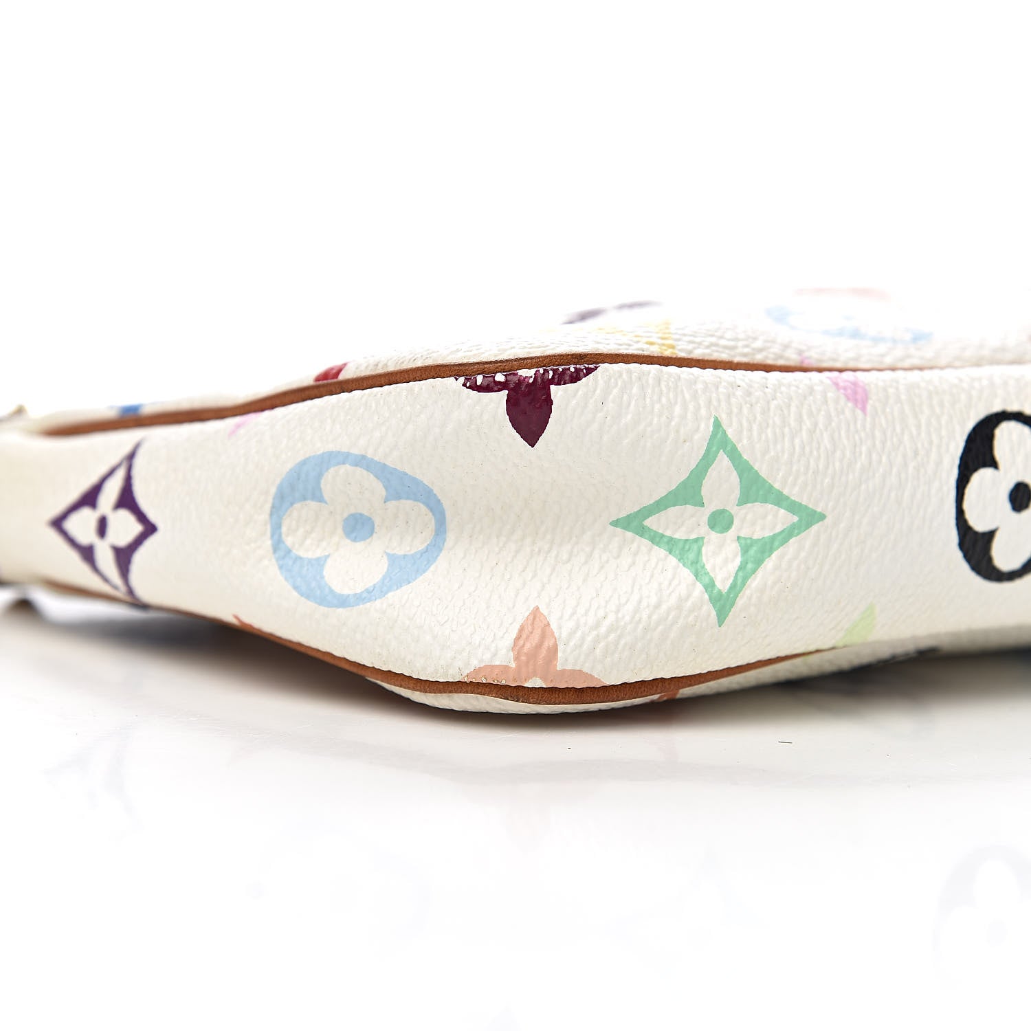 Louis Vuitton Monogram Multicolor Pochette Accessories White 8 of 10