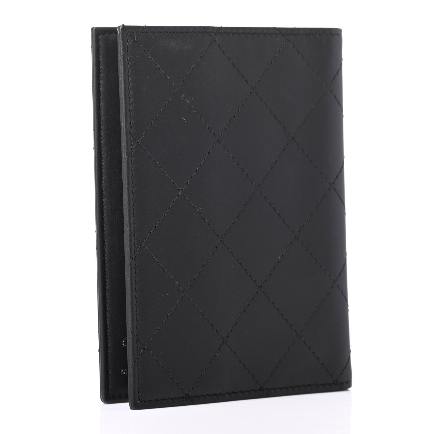 Chanel Quilted Passport Holder Black 2 of 4