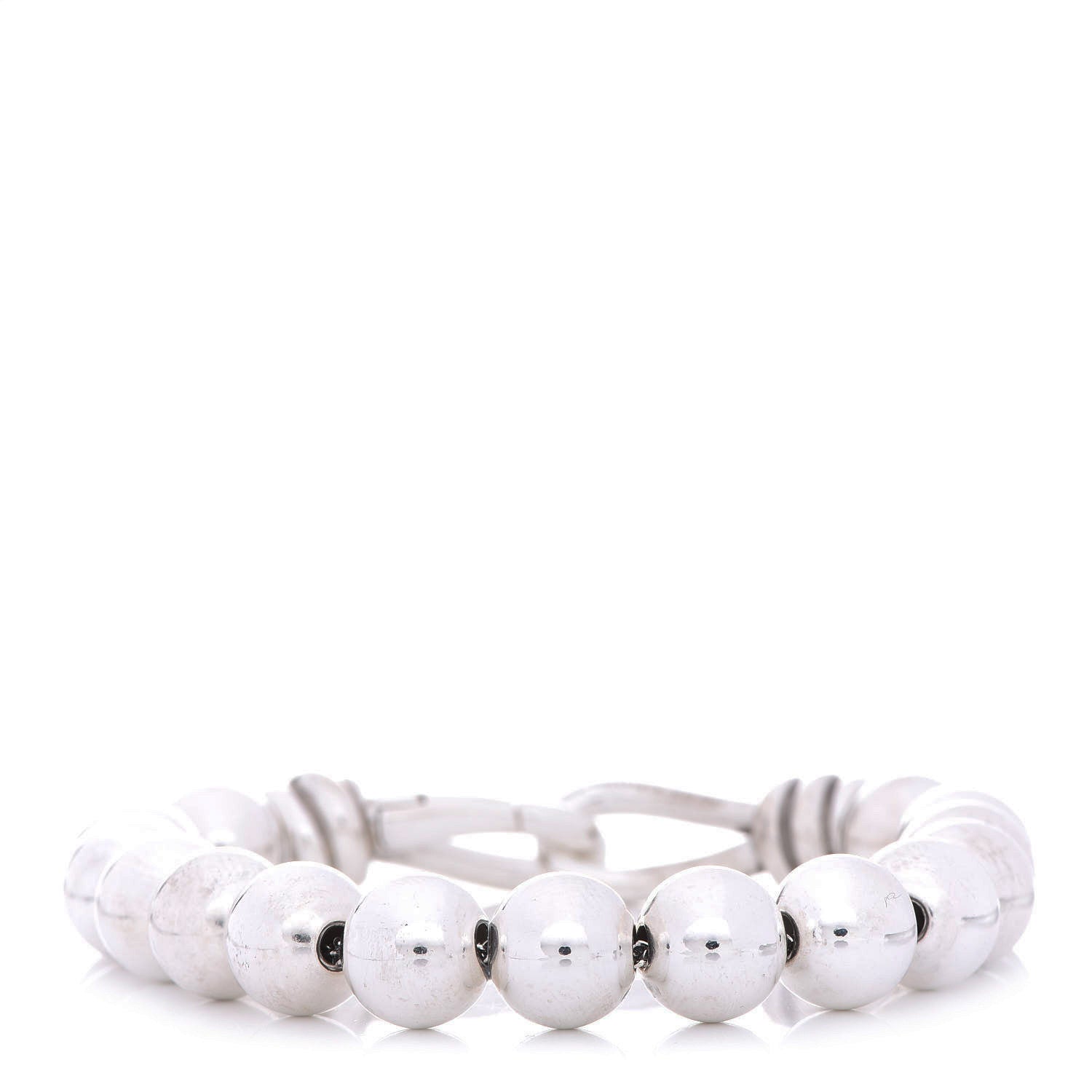 Tiffany Sterling Silver Paloma Picasso Knot Bead Bracelet 3 of 6