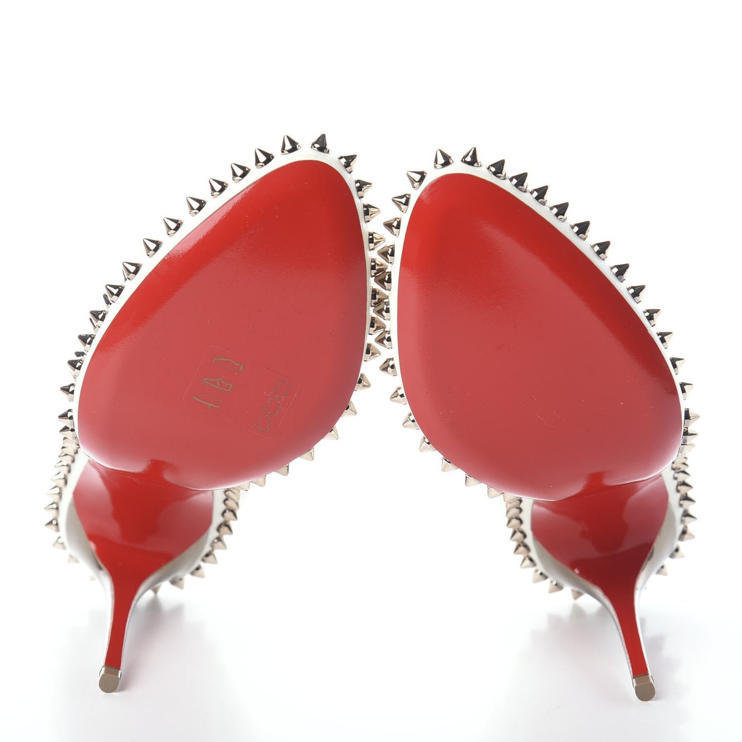Kid Specchio Dorispiky 100 Pumps 37 Neige Colombe