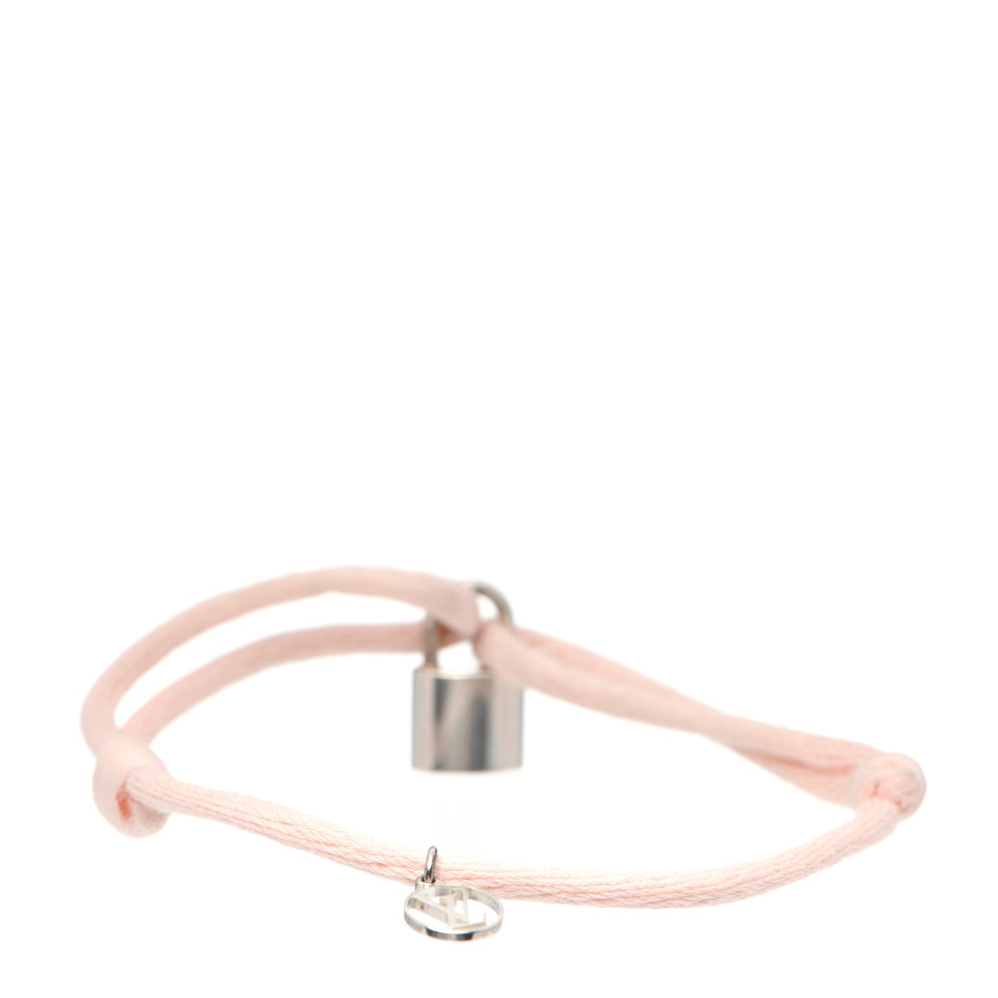 X UNICEF Sterling Silver Lockit Bracelet Light Pink