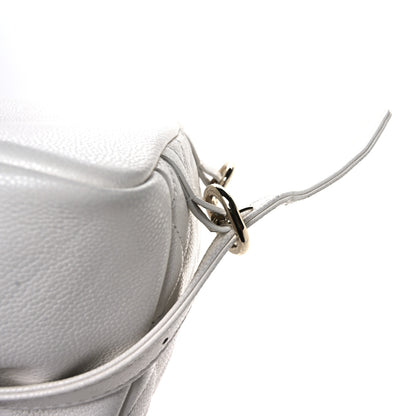 Chanel Shiny Caviar Quilted Small Duma Pockets Drawstring Backpack White 11 of 11