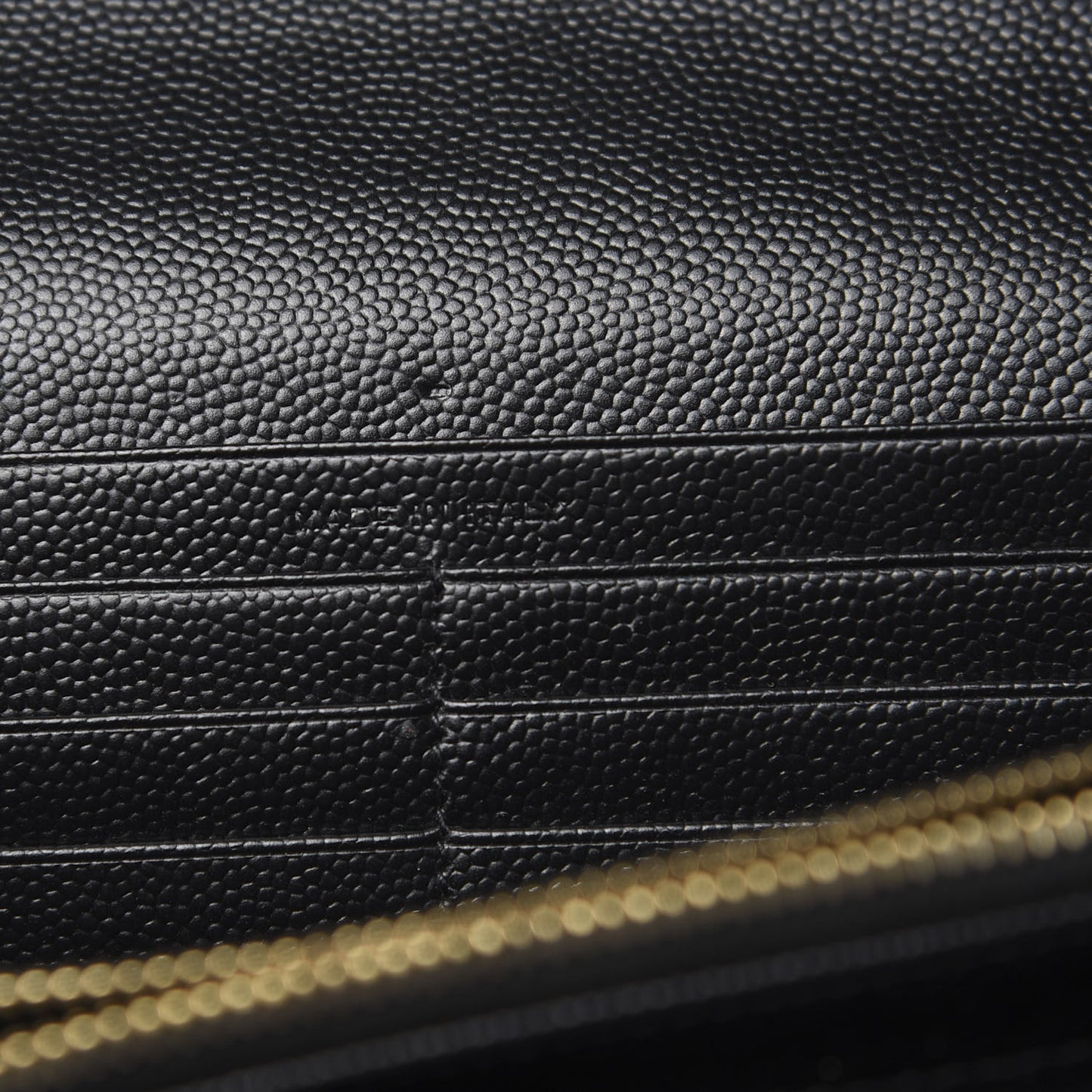 Grain De Poudre Classic Monogram Cassandre Wallet Black