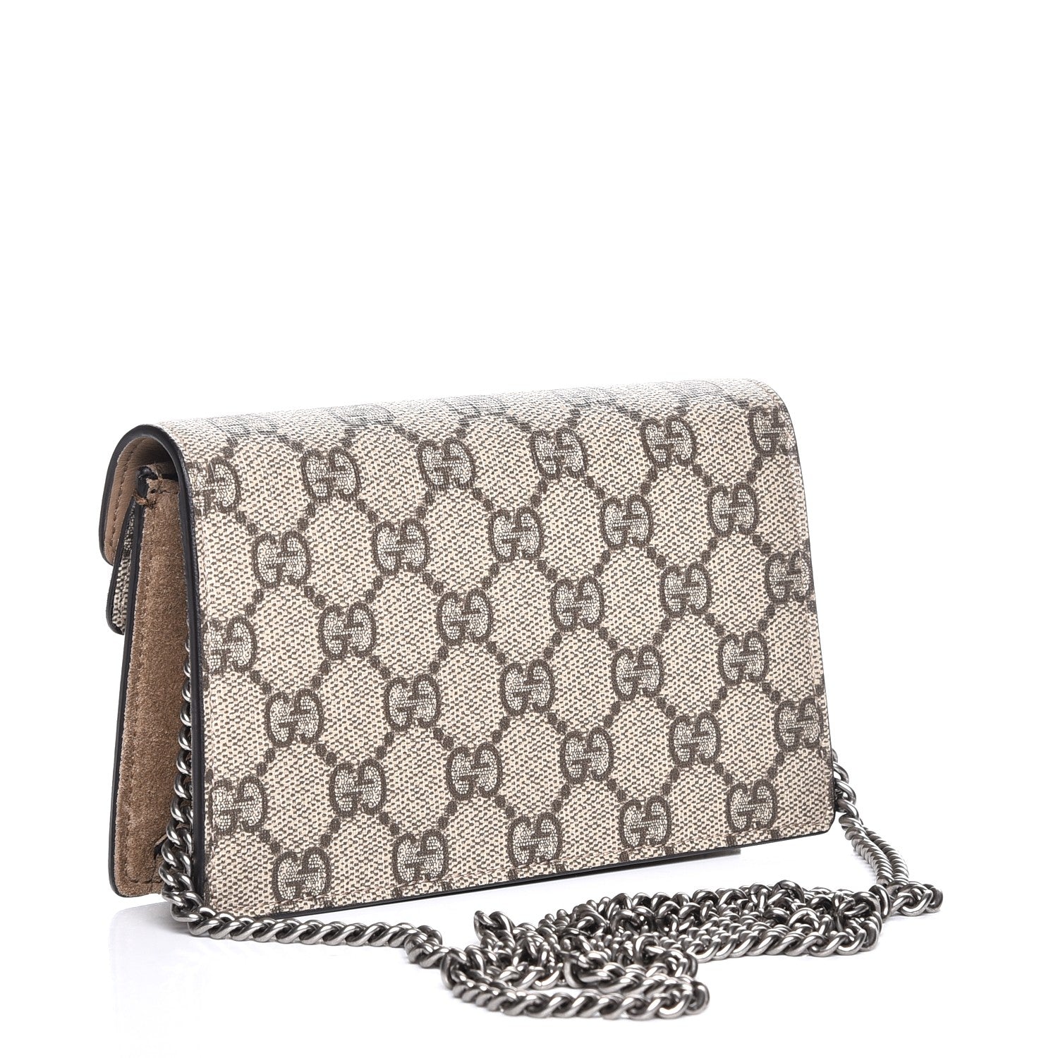 Gucci GG Supreme Monogram Super Mini Dionysus Shoulder Bag Taupe 4 of 9
