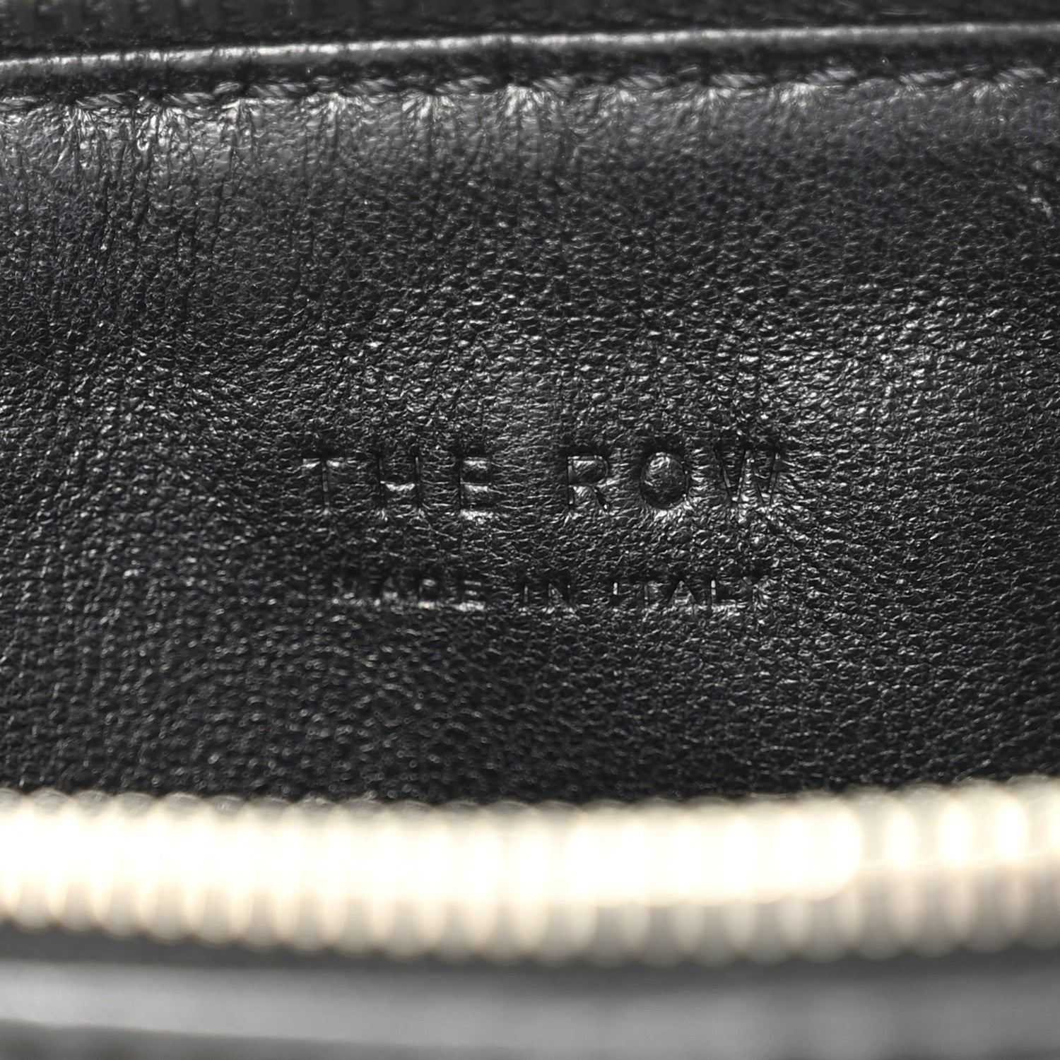 The Row Grained Calfskin 90's Bag Black 6 of 9