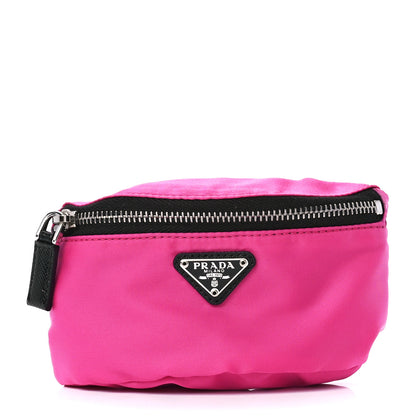 Prada Tessuto Nylon Wrist Pouch Fuxia 1 of 11