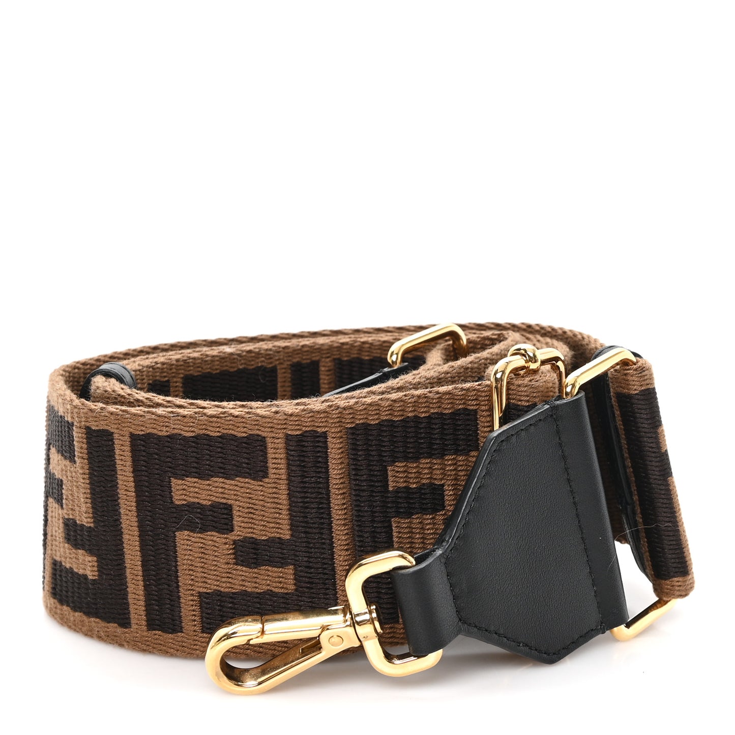 Ribbon Vitello Century FF 1974 Strap You Marrone Black