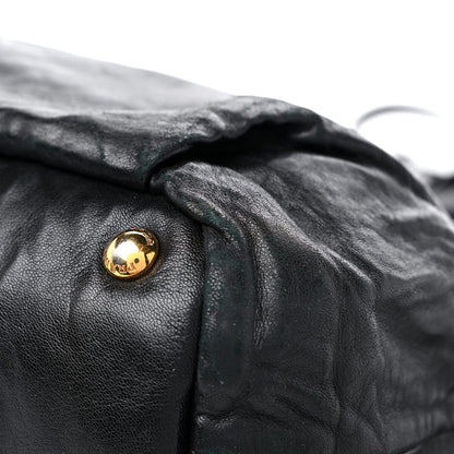 Prada Nappa Bow Tote Black Black 10 of 17