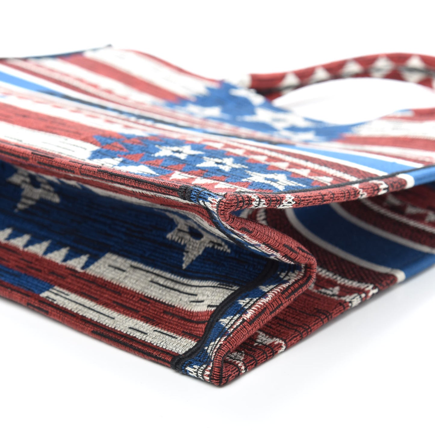 Canvas Embroidered Exclusive US Book Tote Multicolor