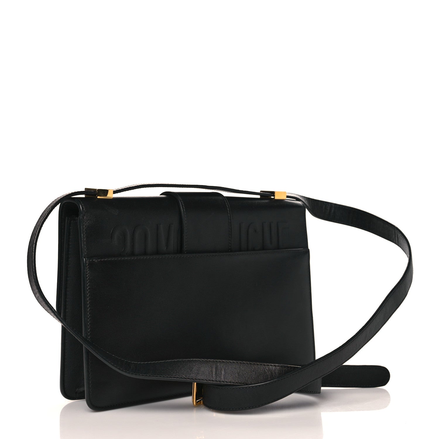Christian Dior Smooth Calfskin 30 Montaigne Flap Bag Black 2 of 8