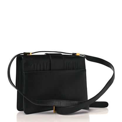 Christian Dior Smooth Calfskin 30 Montaigne Flap Bag Black 2 of 8