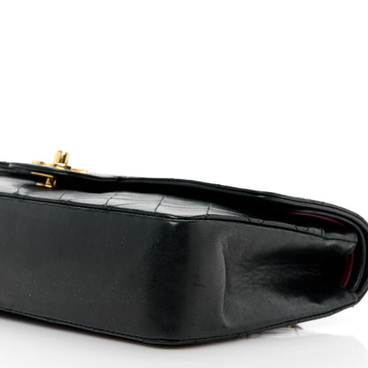 Chanel Lambskin Quilted Medium Double Flap Black 11 of 15