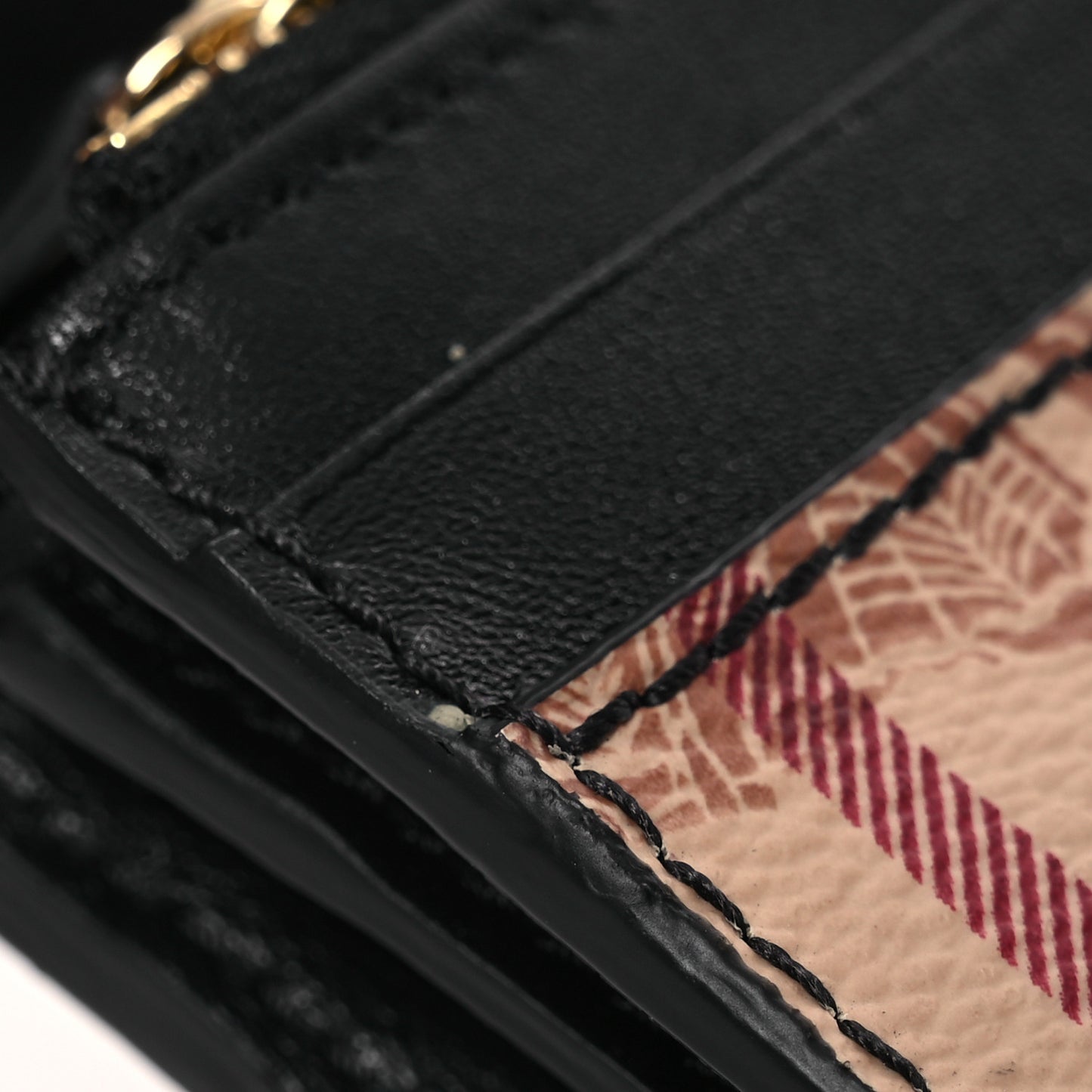 Calfskin Horseferry Check Porter Continental Wallet Black