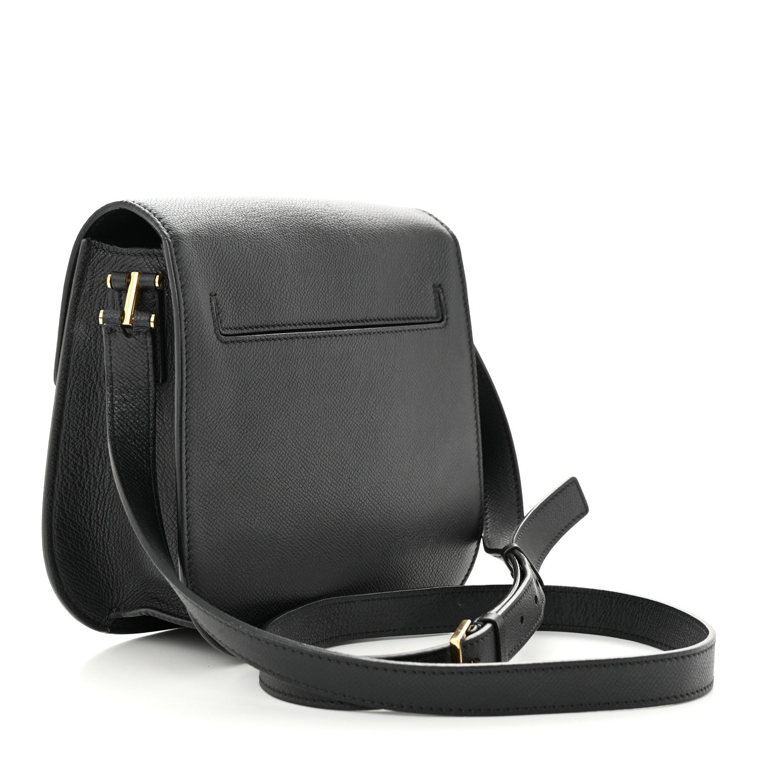 Tom Ford Calfskin Small T Clasp Tara Crossbody Bag Black 3 of 10