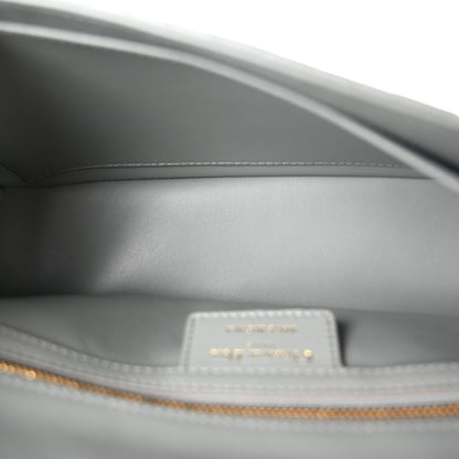 Christian Dior Supple Calfskin Cannage Medium Caro Bag Ethereal Grey 5 of 10