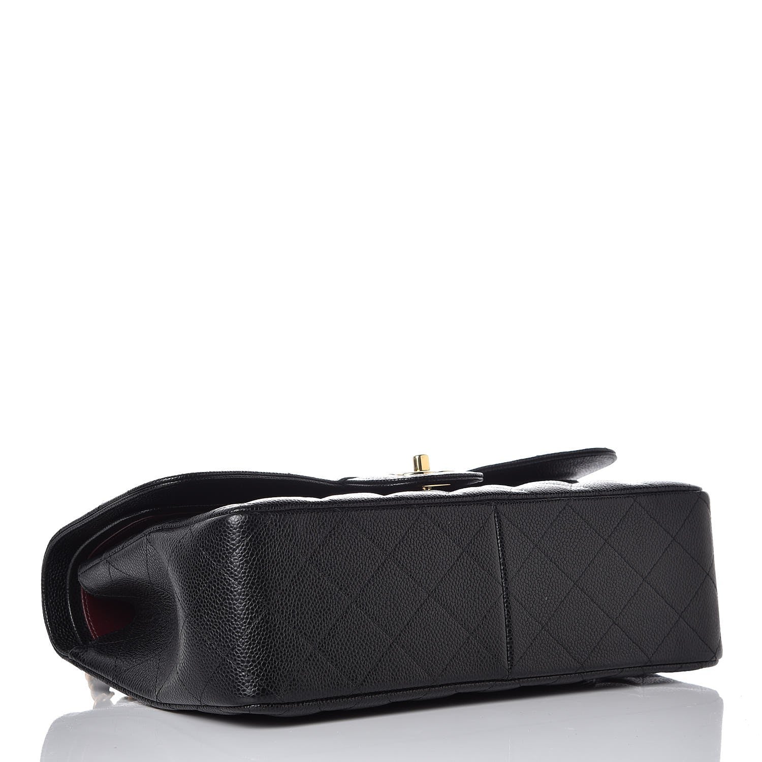 Chanel Caviar Quilted Jumbo Double Flap Black 5 of 9