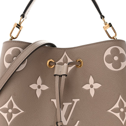 Louis Vuitton Empreinte Monogram Giant Neonoe MM Tourterelle Creme 8 of 14