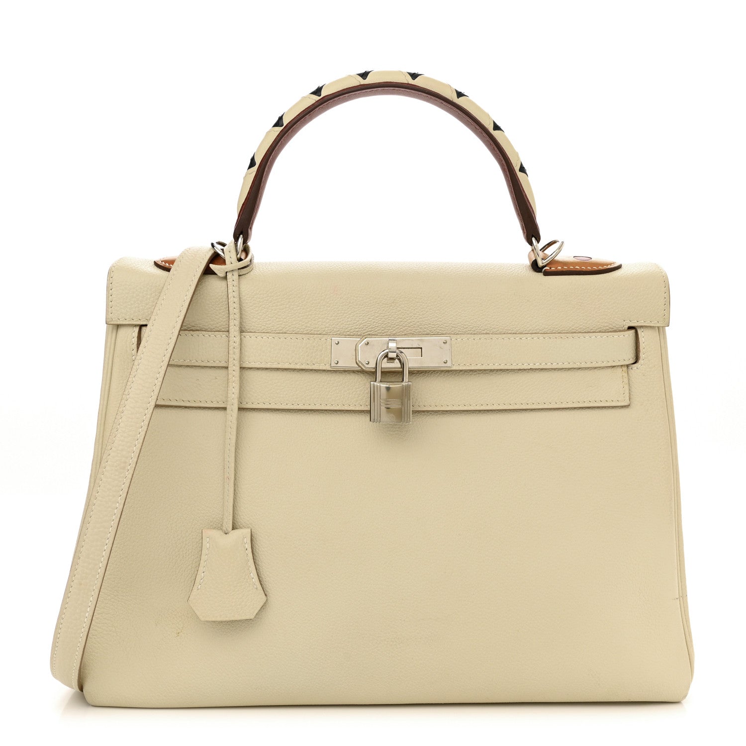 Hermes Togo Au Galop Kelly Retourne 32 Craie Rouge H Fauve Black 1 of 15