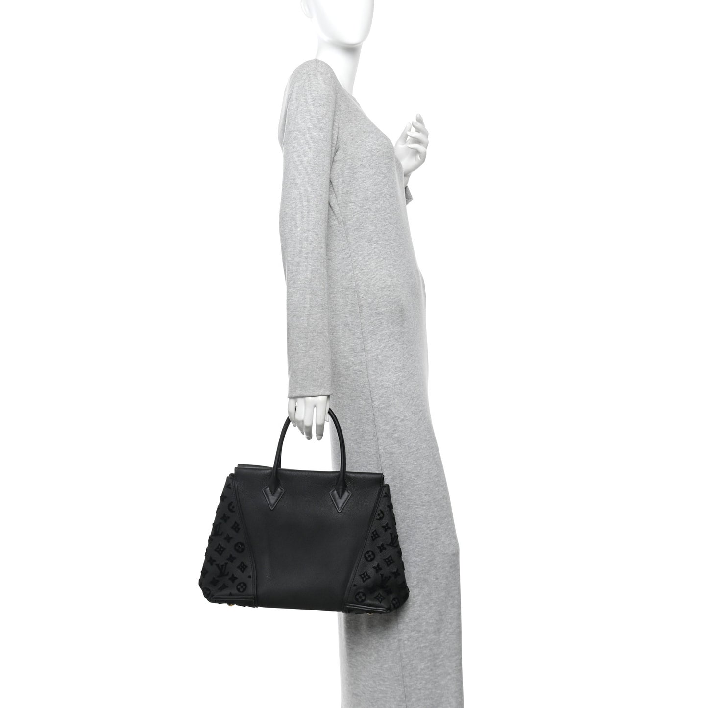 Veau Cachemire Tote W PM Black