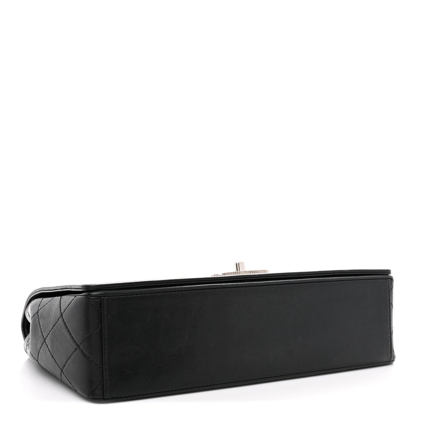 Sheepskin Quilted Vintage Mademoiselle Flap Black